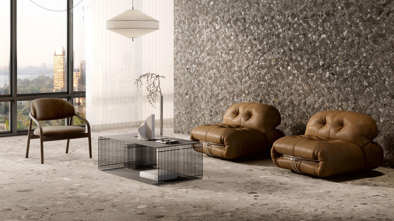 Tinct Sassi Grigio met mozaïek