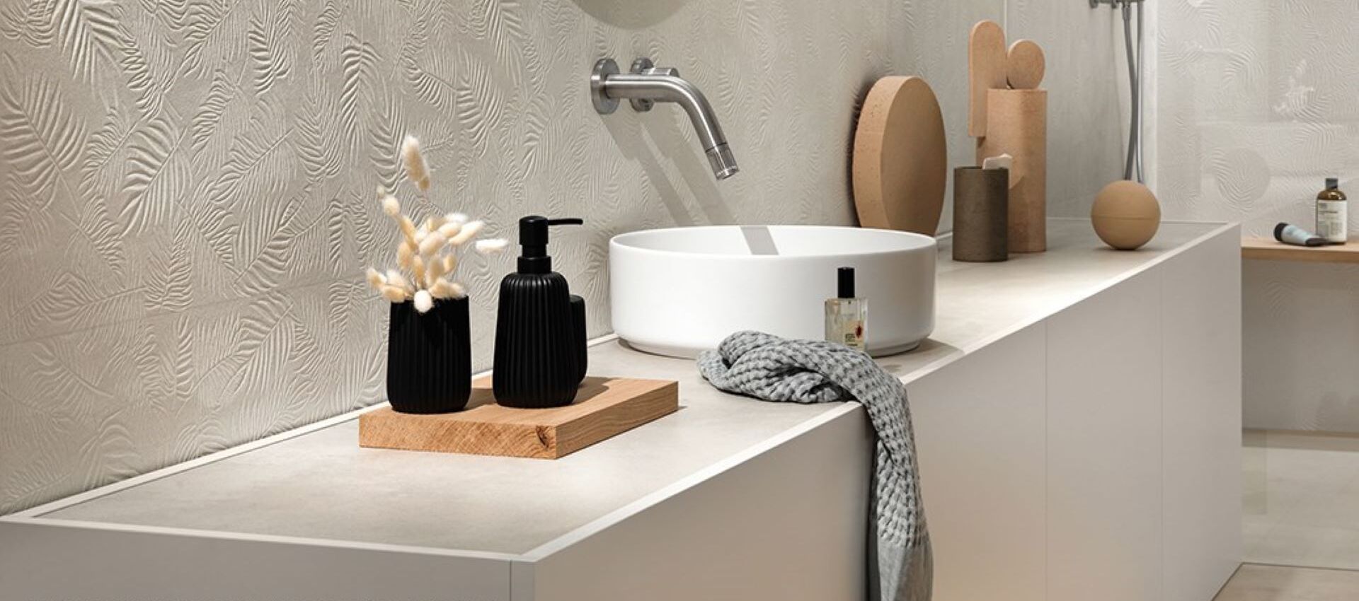 Atlas Concorde 3D Wall Carve in een modern interieur