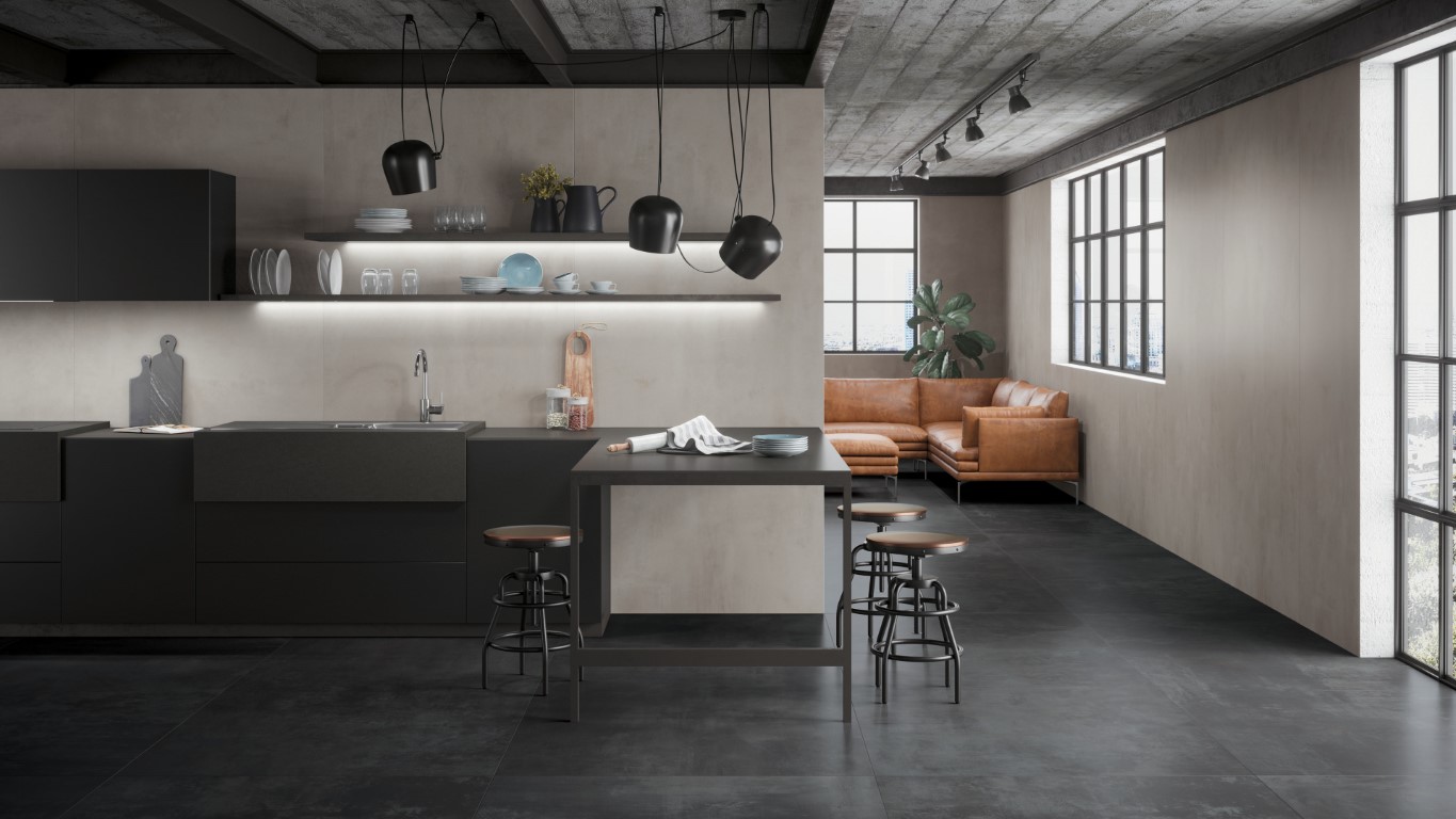 Atlas Concorde Boost Pearl en Tarmac in de woonkamer
