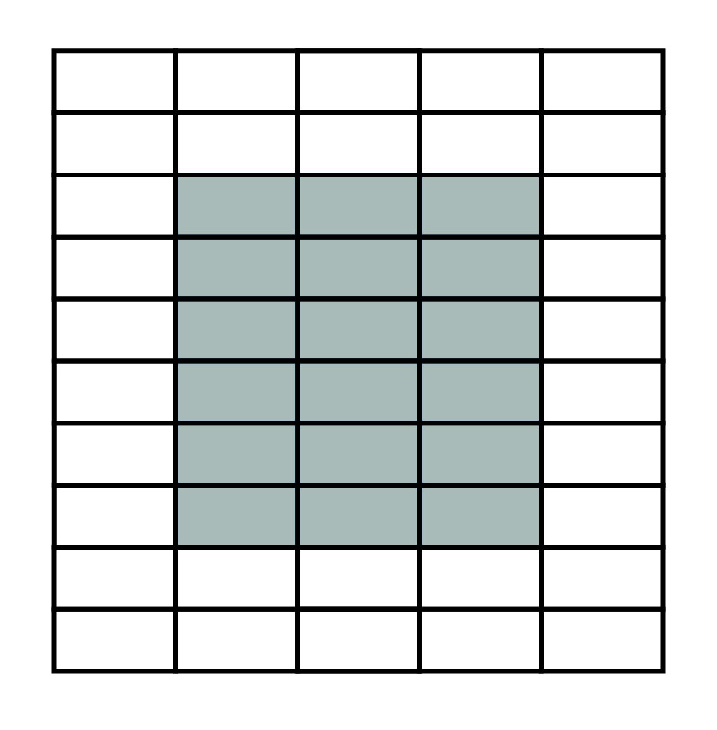 Legpatroon tegel Recht stapelverband