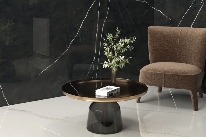 Atlas Concorde_Marvel Meraviglia_Calacatta Meraviglia en Black Origin polished_2 landscape (Klein)