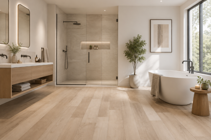 Vanhuus Hout badkamer (Middel)